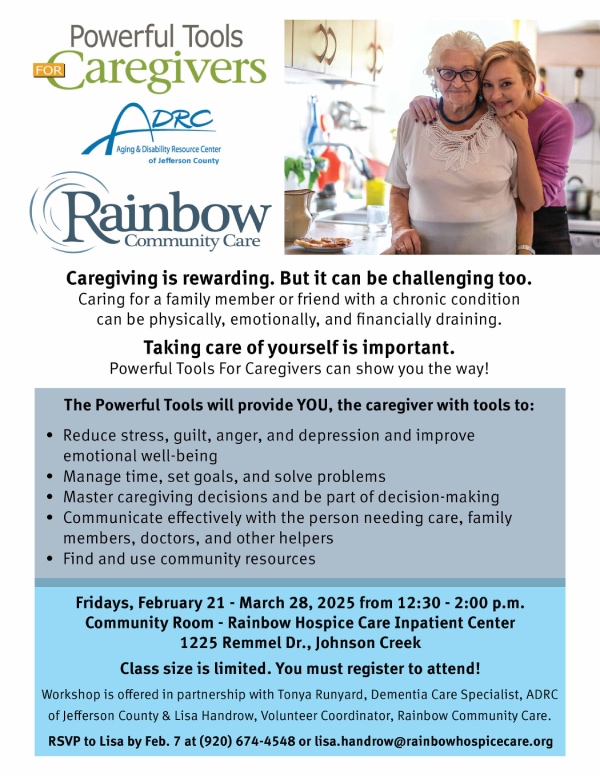 Caregiving Training Flyer