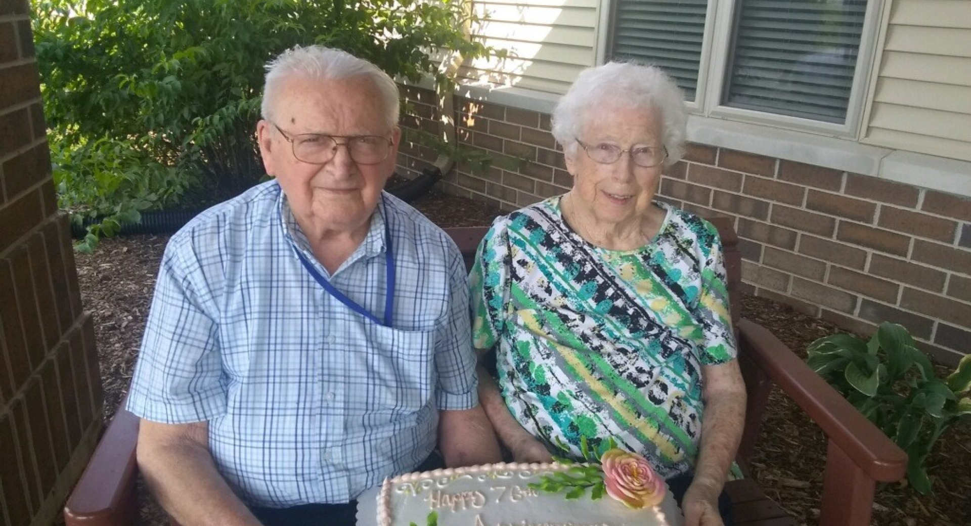 Rainbow Hospice Patient and Wife Celebrate 76 Years